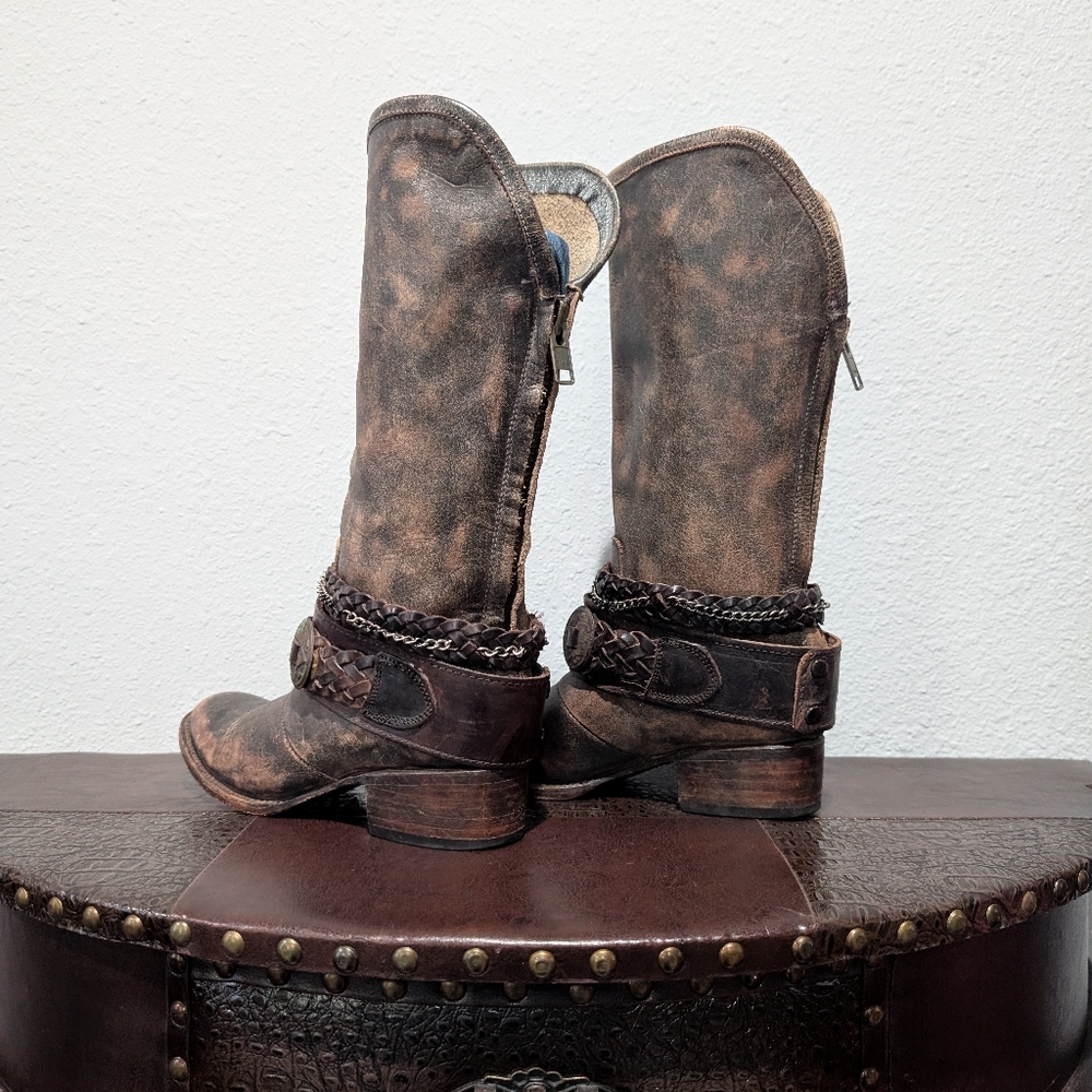 FreeBird BRECK Western Style Boots size 7 - Picture 4 of 13